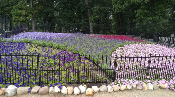 Quilt garden in Elkhart, Indiana