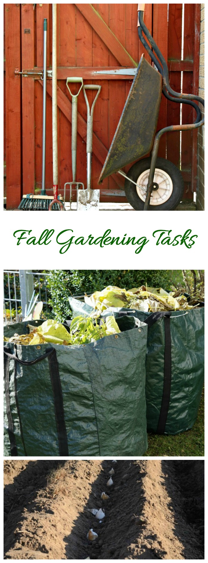 Do things on this fall gardening checklist now and you'll find things a lot easier next spring. #fallgardening #gardenchecklist #fallgarden